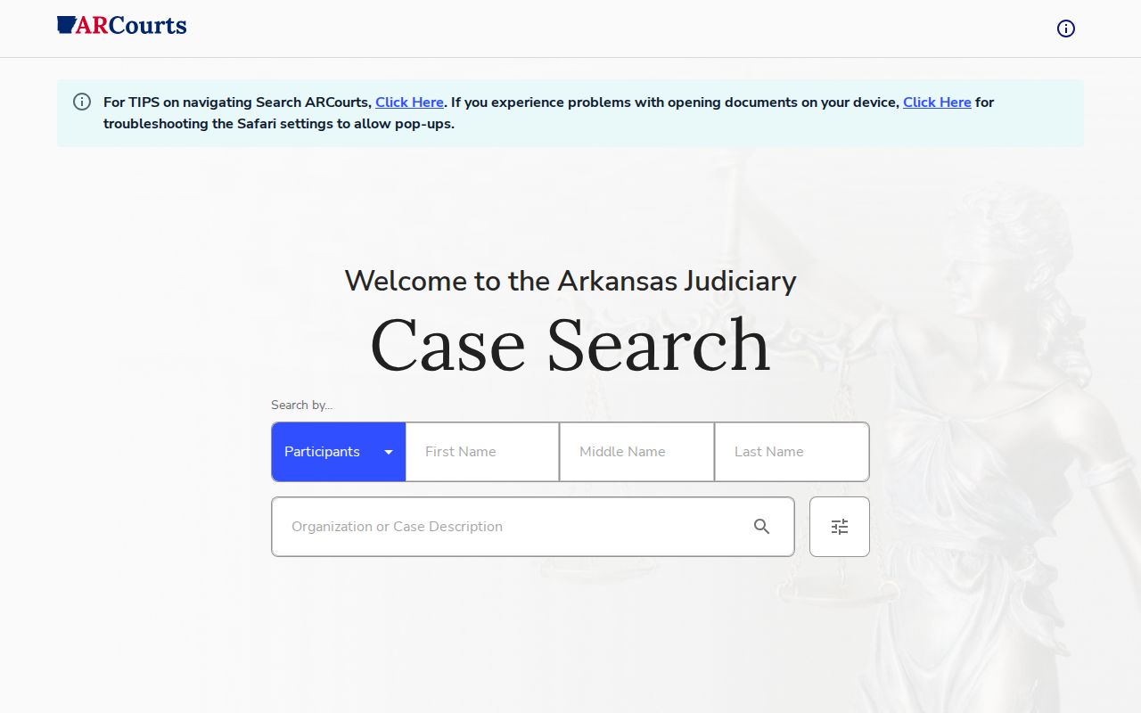 Madison County active warrant research through Search ARCourts