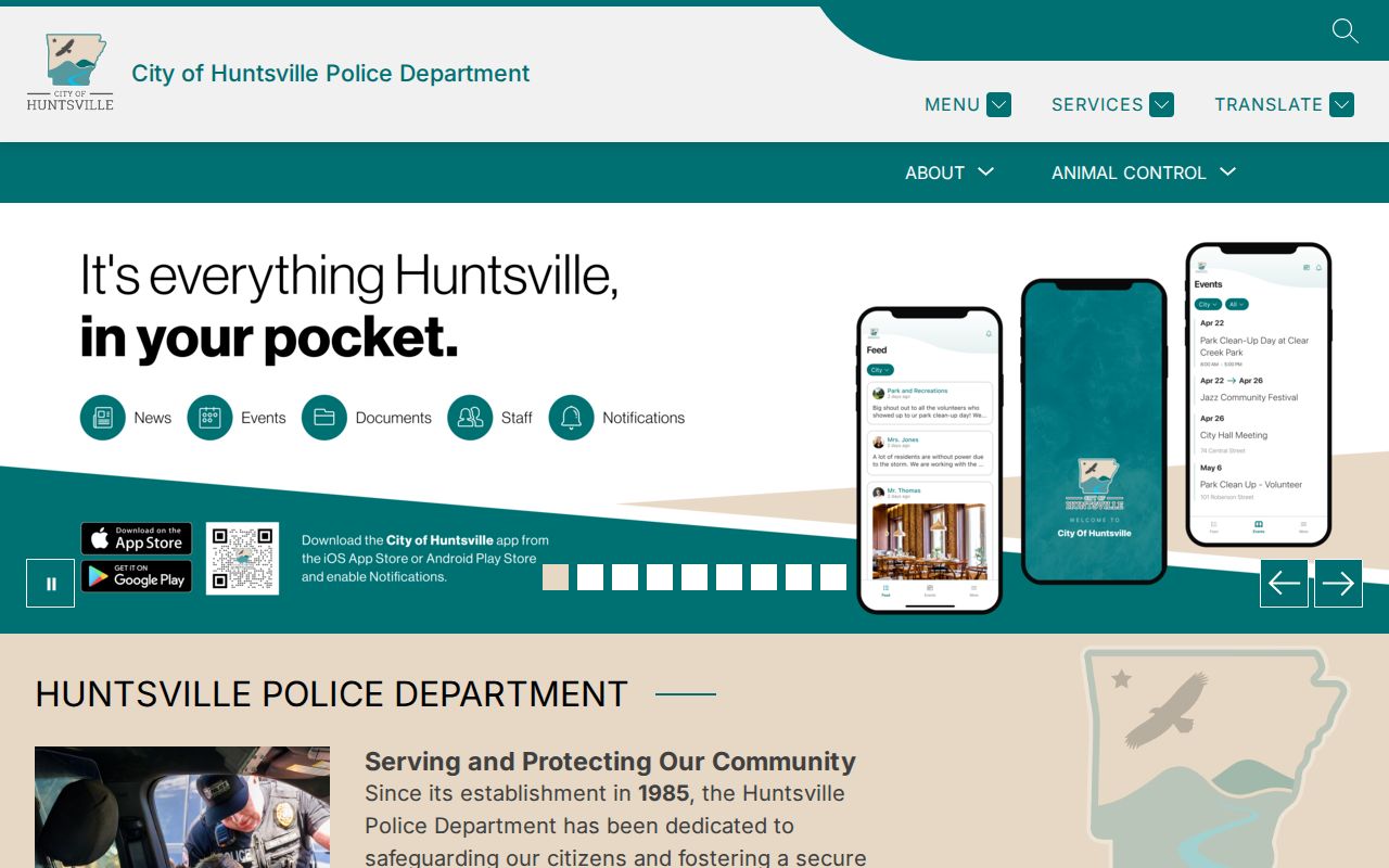 Huntsville warrant records police contact route
